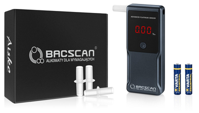 Alkoolmetër Precise BACscan F-50 Ultra, matje e shpejtë, i kalibruar, i zi