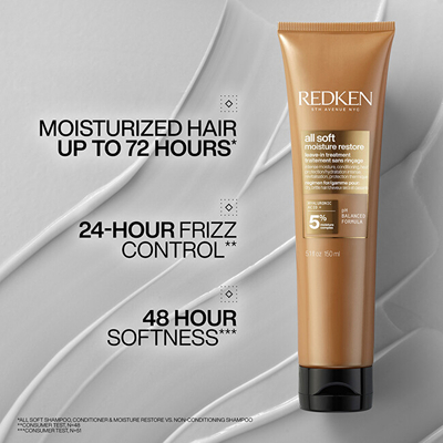 Balsam pa shpëlarje për flokë të thatë dhe të brishtë All Soft (Leave-in Treatment), 150 ml