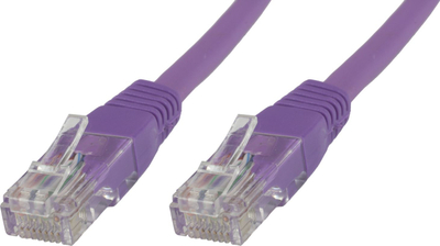 Kабел за мрежа Microconnect UTP615P, CAT6 UTP, 15m, виолетов