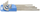 Set çelësash imbus Unior URT727, 0.15-1.2 cm, krom