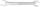 Двостран отворен клуч Topex 35D613, 18 x 19mm, CrV челик