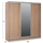 Dollap  rrëshqitës + pasqyrë 200×60×210 "HM2435",
