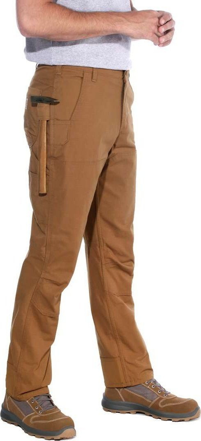 Pantallona pune Carhartt Full Swing Steel Double Front, për burra, madhësia 38, kafe