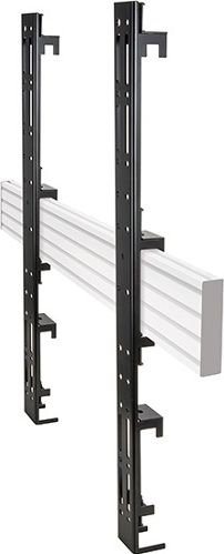 Mbajtëse muri për ekran SYSTEM X VESA 800 Flat, montim i sheshtë, metalike, e zezë