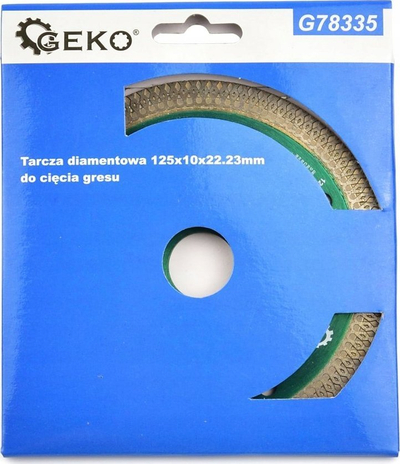 Диск дијамант Graphite Diamond Blade G78335, 125mm, сечење порцелан и камен, сив