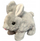 Lodër pelushi LeanToys Bunny Rabbit, 18cm, gri