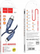 Kabllo karikimi Hoco X59 Victory, USB-C në USB-C, 60W PD, 2m, blu