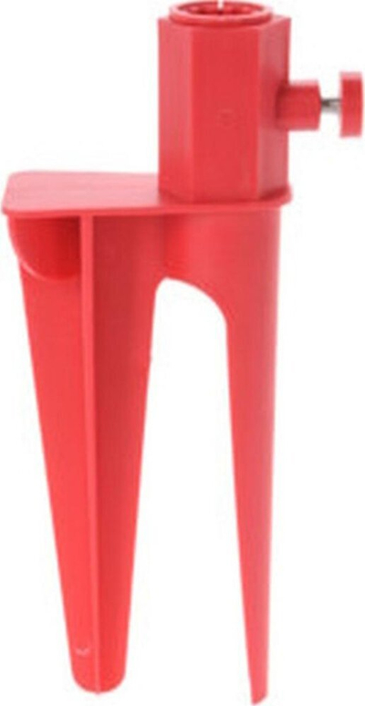 Mbajtës ombrellash plastik, 28cm, i kuq