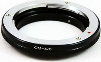 Adapter objektivi Pixco Olympus 4/3 në Olympus OM, manual, i zi