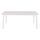 Tavolinë katrore alumini Jerom 180x90x74Hcm (HM6058.01), bardhë