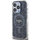 Futrollë Guess IML GCube MagSafe për iPhone 15 Pro 6.1", plastike e fortë, transparente e zezë