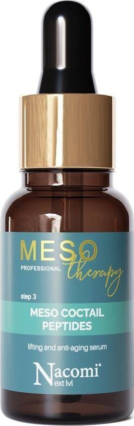 Serum fytyre Nacomi Meso Cocktail Peptides, me peptide, 15 ml, transparent