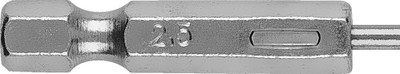 Set stërvitëse metali Hex, 2.5 mm, 2 copë
