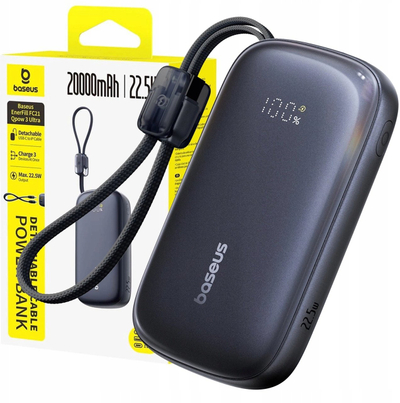 Power bank Baseus EnerFill FC21 Qpow3 Ultra, 20000mAh, 22.5W, i zi