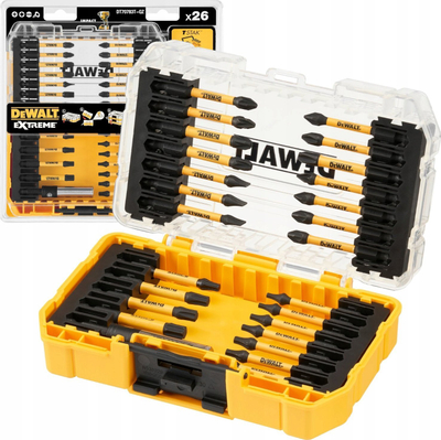 Set bitash DEWALT FLEXTORQ, 14 copë, për kaçavidë elektrike, shumëngjyrësh