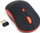 Maus Gembird MUSW-4B-03-R, wireless, USB, i zi dhe i kuq