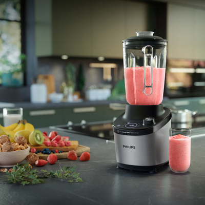 Blender me gotë Philips HR3760/10, 1500W, inox i zi