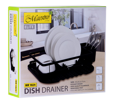 Tharëse enësh Maestro MR-1024, 40 cm, alumini, e zezë