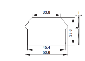 Room Edge Плочка Црна 8113