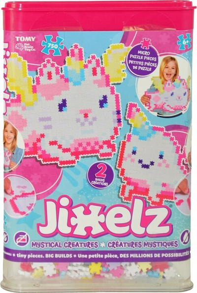 Set kreativ me puzzle FatBrainToys Jixelz T73597, shumëngjyrësh