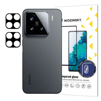 Заштитно стакло за камера Wozinsky за Xiaomi Redmi Note 14 Pro+ 5G, 9H, сет 2 парчиња, проѕирно