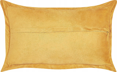 Jastëk dekorativ, set me 2 copë Beliani ZINNIA, korduroy 47 x 27 cm, mustard