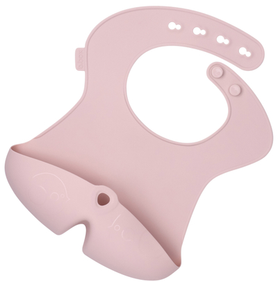 Babator silikoni b.box Silicone Bib, xhep kapës, i gjelbër sage