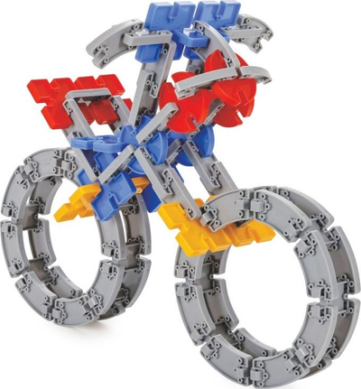 Lodër me kuba ndërtimi Woopie Construction Blocks, 512 copa, në kuti plastike, shumëngjyrëshe