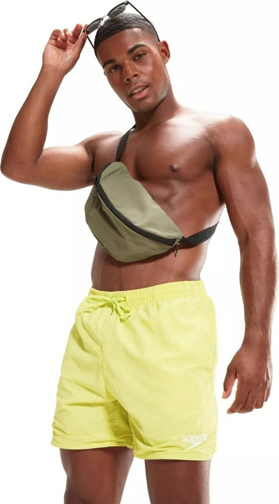 Pantallona noti Speedo Essentials 16", për çuna, najlon, lime e gjelbër, S