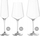 Set gotash vere Leonardo Puccini, 12 copë, xham kristal, transparente