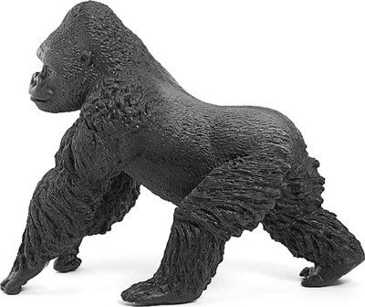Figurinë Schleich Wild Life gorillë mashkull, lodër për mësim, shumëngjyrëshe