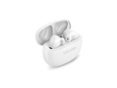 Безжични слушалки Lenovo E310, True Wireless Stereo, Bluetooth 5.3, бели