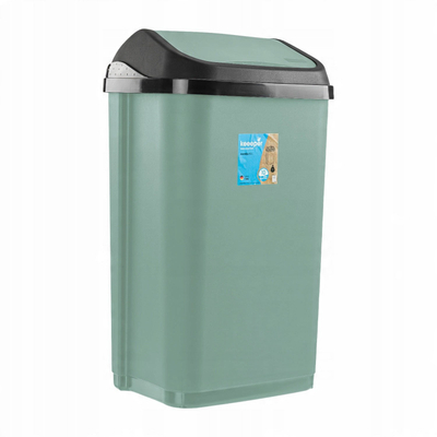 Kosh plehrash Keeeper Swantje, 50L, me kapak lëkundës, gri