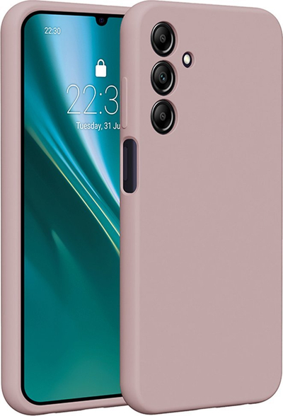 Mbështjellëse Etteri Silicone Case, Galaxy A25 5G, rozë e çelët