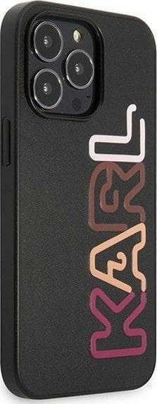 Kapak telefoni Karl Lagerfeld Karl Lagerfeld, për iPhone 13 Pro / 13 6.1", hardcase, i zi Multipink