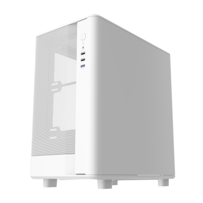 Kuti kompjuteri Darkflash DB330M Mesh (e bardhë)