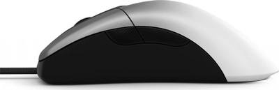 Maus Microsoft Pro, me kabllo, USB, i bardhë dhe i zi