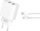 Мрежен полнач XO CE02C, 2x USB, 2.1A, со кабел Type C, бел