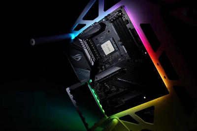 Kornizë ARGB për pllakë amë Lamptron Mainboard, ndriçim adresues, e zezë
