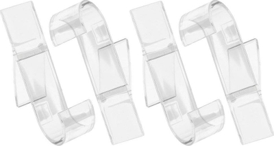 Grep universal për radiator banjoje dhe dhome, komplet varëse, plastikë e bardhë