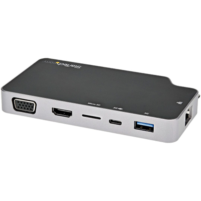 Мултипортен USB C адаптер StarTech, HDMI 4K, VGA 1080p, PD 100W
