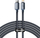 Kabllo karikimi / të dhënash Baseus Crystal Shine Series USB-C - Lightning, 20W, 2m, e zezë