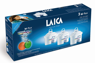 Filtera për ujë të pastër Laica F3 + 1M Bi-flux, 3 copë