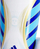 Mbrojtëse futbolli Adidas Messi SG MTC Jr, për kalamaj, me çorape elastike, të bardha e blu