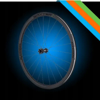 Rrota gravel Alexrims Baxter 3.0 Road Disc, karboni, 700C, 30mm, gati për tubeless
