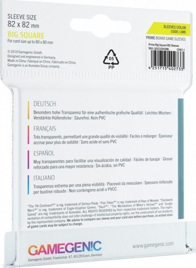 Karta loje Gamegenic, 50 copa