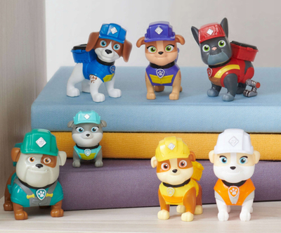 Set figurash Rubble &amp; Crew Construction Family Gift Pack, figura 5 cm, multikolor