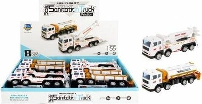 Kamion lodër Mega Creative Truck Car, 17 cm, pull back, shumëngjyrësh