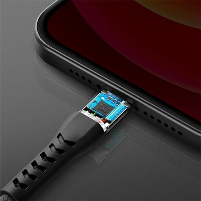 Kabllo Lightning Energea Nyloflex CBL NF RED150, USB A, 1.5 m, e kuqe