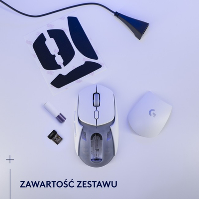 Maus gaming Logitech G309 Lightspeed, wireless, optik, i bardhë